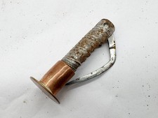 VINTAGE METAL CARPET TACK LIFTER TOOL TEXTURED HANDLE ANTIQUE UPHOLSTERY