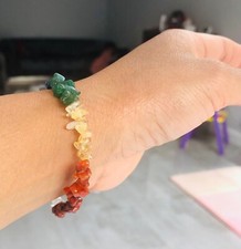 Multi Stone BRACELET RAW UNCUT REAL GEMSTONES