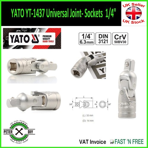 Universal joint sockets 4 - joint-,