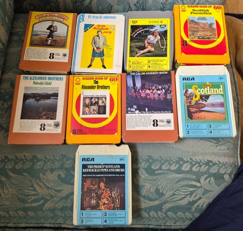 Job lot scottish 8 track - lot,
