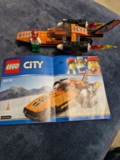 LEGO City 60178 Speed Record Car Building Kit With Instructions.