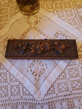 Vintage Black Carved Wooden