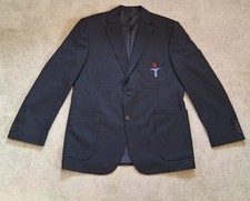 Authentic Men’s Royal British Legion. Veterans Blazer. Navy Jacket with Badge.