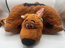 Pillow Pets Scooby-Doo Brown Soft Plush Pillow Pet Toy With Hook & Loop Closure