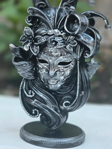 Venetian carnival jester mask - carnival,