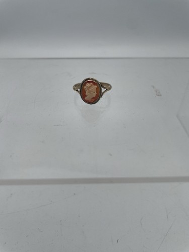 Vintage 9ct yellow gold cameo - vintage,