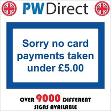 SE144 SORRY NO CARD PAYMENTS