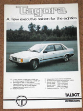 1980-81 TALBOT TAGORA Sales