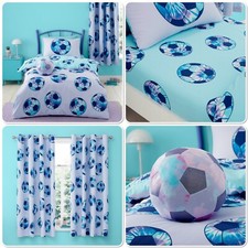 Catherine Lansfield Tie Dye Football Children's Duvet Cover Bedroom Range Lilac