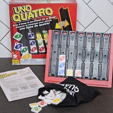 Uno Quatro Game Drop & Swap Family Party Game Board Games Toy Age 7+ Complete 