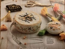 Gold Honey Bee stitching