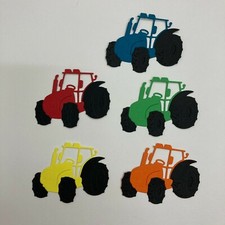 Tractor Die Cut Shapes, Card