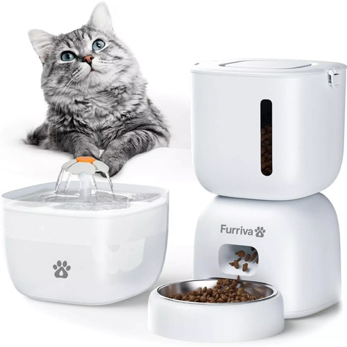 Automatic cat feeder - &, water