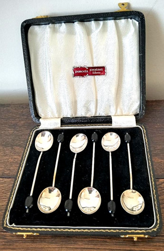 Sterling silver bean end - sterling,
