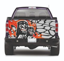 Tailgate truck wrap printed