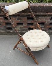 Superb Aesthetic Movement Tubular Statement Occasional Chair