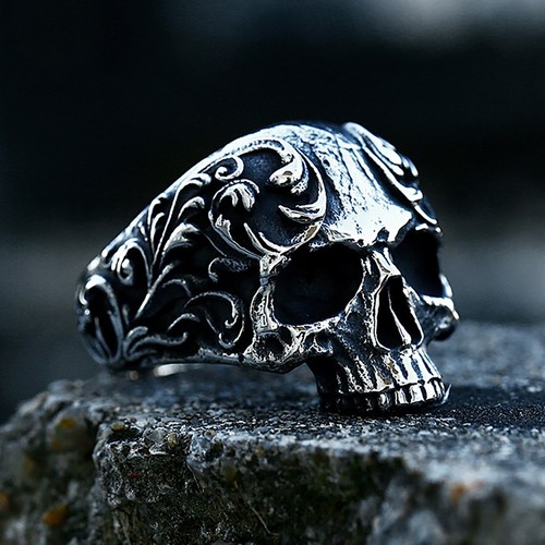 Vintage skull ring stainless - skull,