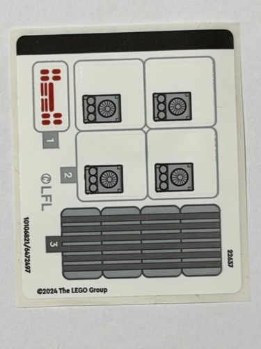 Lego sticker sheet stickers - /,