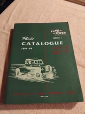 Land Rover Series 1 1954-1958 Factory Parts Catalogue VGC 86 88 107 109 One I