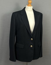 AQUASCUTUM BLAZER / Black Wool