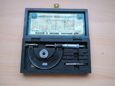 Moore & Wright Adjustable Micrometer Cat No: 940X