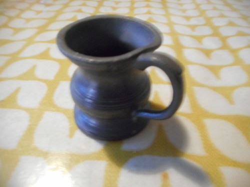 Small pewter tankard stamped - pewter, tankard,