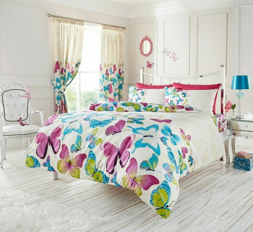 Birdie blossom flower duvet - birdie,