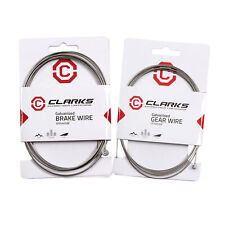 Clarks Brake and Gear Inner Wires Steel Cables MTB Hybrid or Road Universal Fit
