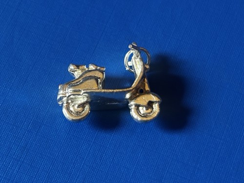Vintage silver scooter vespa - silver, scooter/vespa