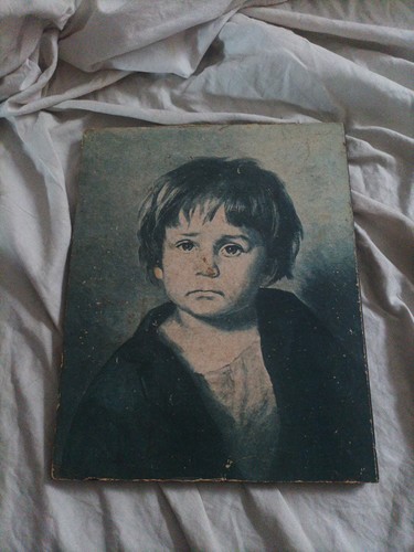 Vintage gypsy crying - vintage, paper