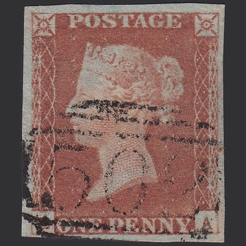1841 1d red brown - 1841,