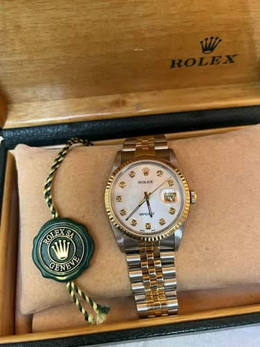 Rolex datejust diamond 36m - diamond,