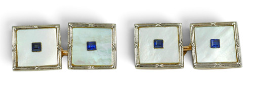 Antique art deco pair 9ct - art, of