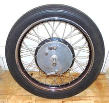 NORTON 19S / DOMINATOR 8" BRAKE HALF WIDTH 19" FRONT WHEEL FOR 1950s VINTAGE