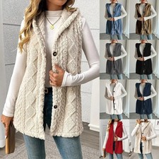 PLU SIZE Ladies Casual Gilet