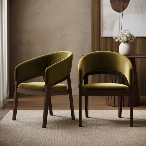 Set walnut olive green - 2,