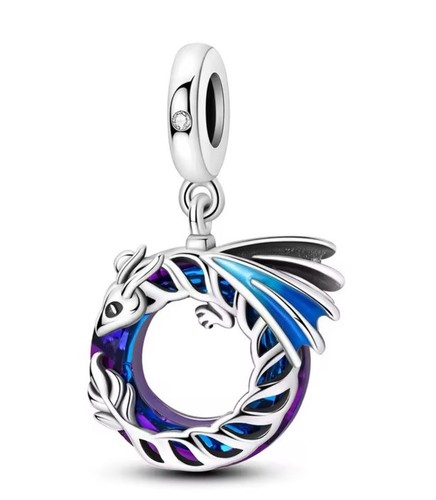 Dragon charm bead - dragon,