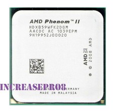 AMD Phenom II X2 B59 Processor 3.4 GHz HDXB59WFK2DGM Socket AM2+,AM3 533MHz