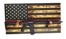 Wooden Rustic American Flag