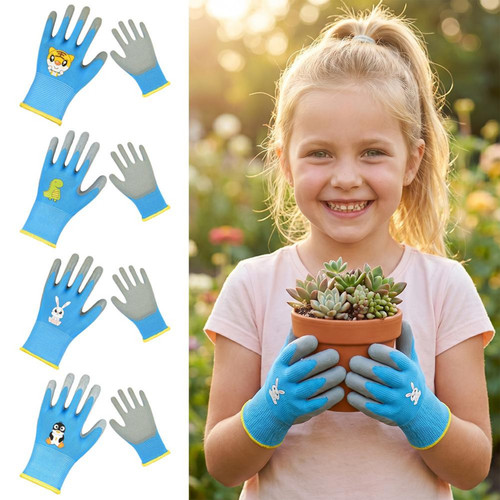 Garden work gloves - gloves, children