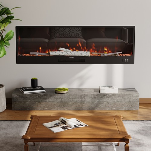 Colour led black glass - led,