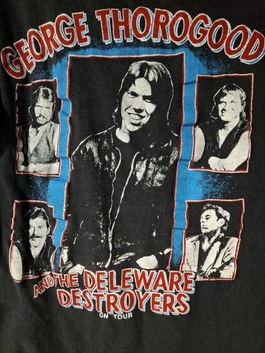 Vtg 1985 george thorogood tour - 1985,