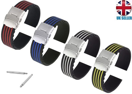 Silicone rubber sport watch - silicone,