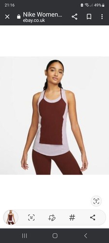 Nike womens dri - luxe, tank