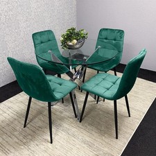 Modern Round Glass Dining