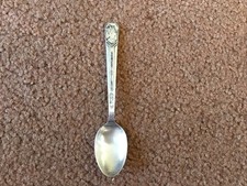 ER Coronation Silver Teaspoon 