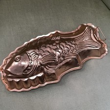 Vintage Copper Fish Jelly