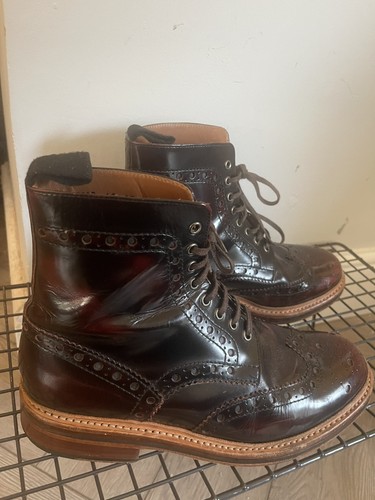 Men grenson burgundy - grenson,