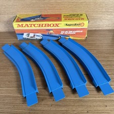 Lesney MatchBox ‘SuperFast’ SF-15 30° Curve Pack x4 Curve Track Pieces - Boxed