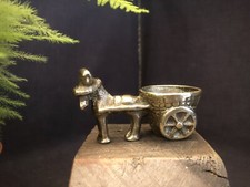 Rustic cast brass donkey and - donkey,